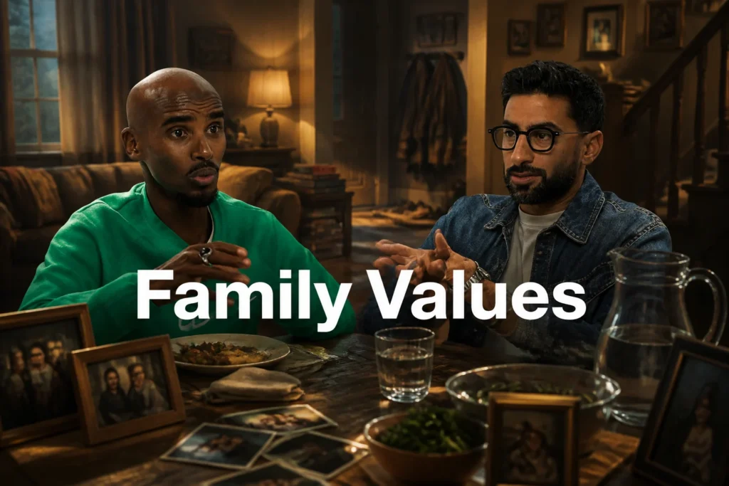 What Does Mo Farah Say Keeps a Family Together?
